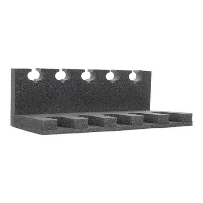 Rottner Adjustable Handgun Holder for 5 Handguns, Adhesive Mount, 375 x 135 mm