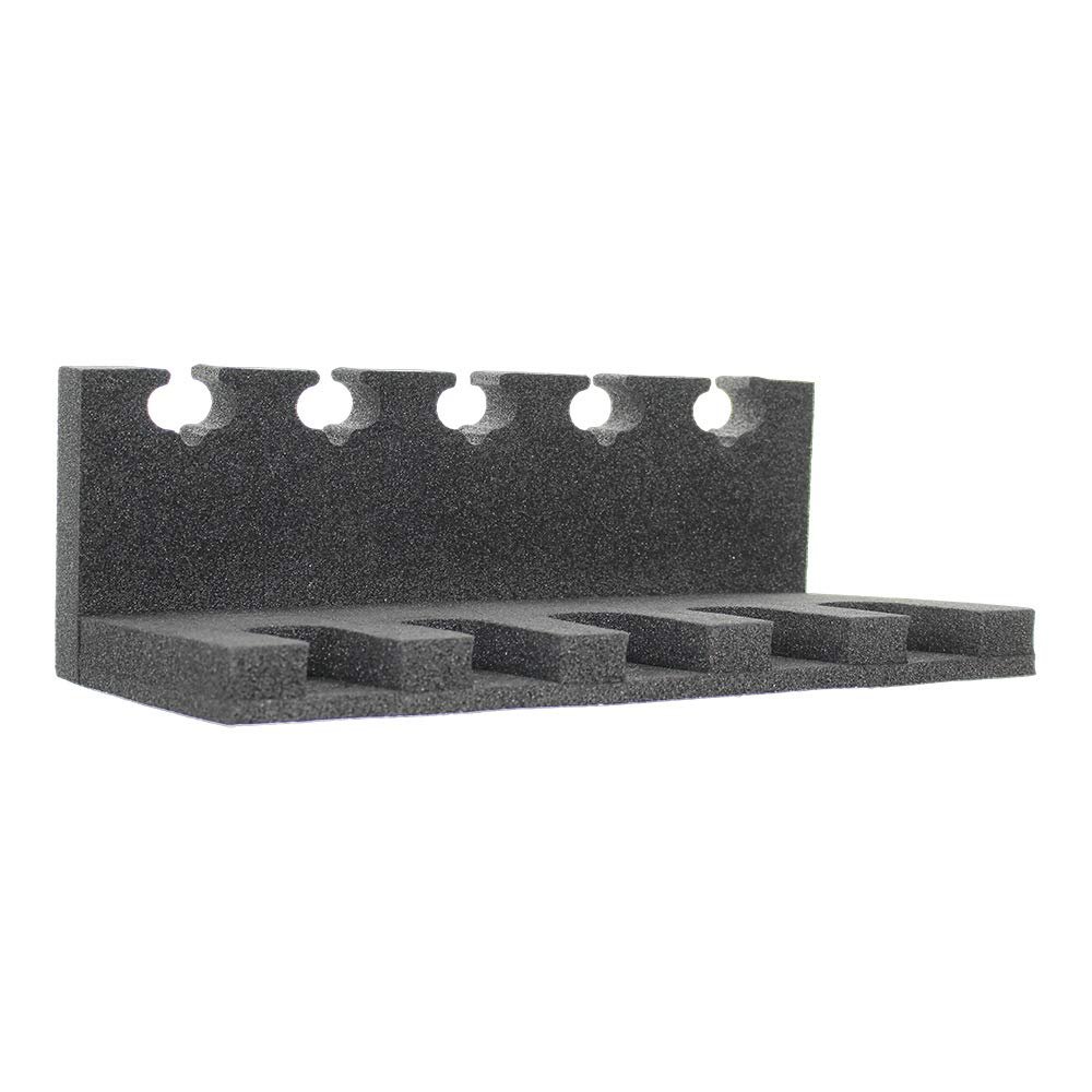 Rottner Adjustable Handgun Holder for 5 Handguns, Adhesive Mount, 375 x 135 mm