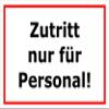 Melis-Folienwerkstatt Authorized Personnel Only Sign, 30 x 20 cm, 3 mm Aluminum Composite, Pre-Drilled Holes, Multiple Sizes/Materials view 1
