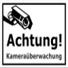 Melis-Folienwerkstatt Caution: Video Surveillance Sign, 30 x 20 cm, 3 mm Rigid Foam view 1