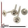 Roofing Screws with Sealing Washer 15 mm, 4.5 x 45 mm, 25-Pack, DIN 7995, PZ Drive, A2 Stainless Steel view 2