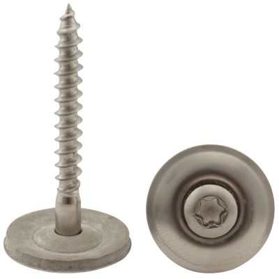 Roofing Screws with Sealing Washer (20 mm) - 4.5 x 65 mm - 50 pcs. - DIN 7995 - TX Drive - A2 Stainless Steel - SC7995