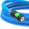 AUPROTEC Compressed Air Hose Set, 13 mm ID, 10 m PVC Hose with Prevost S1 Safety Coupling view 3