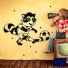 Soccer Player with Dots Wall Decal M1961, Selected Color: Dark Blue, Selected Size: XL – 44 cm W × 60 cm H view 1