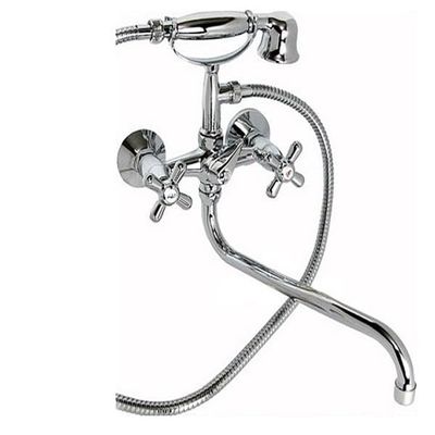 Ferro XR11A Retro Wall-Mount Tub Faucet with Shower Set