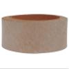 Full-Grain Leather Strap Mexico, Soft Leather with Color Marble Effect, 3.3 mm Thick, Wood, 1.5 cm Wide view 1
