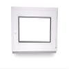 White Window - WK2/RC2 Security Hardware - 70 x 90 cm - DIN Right-Hand - 4 Mushroom Cams - Lockable Handle - Custom Sizes view 4