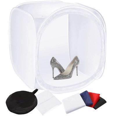 32-Inch/80 cm Photo Studio Light Cube Set with 4 Backgrounds