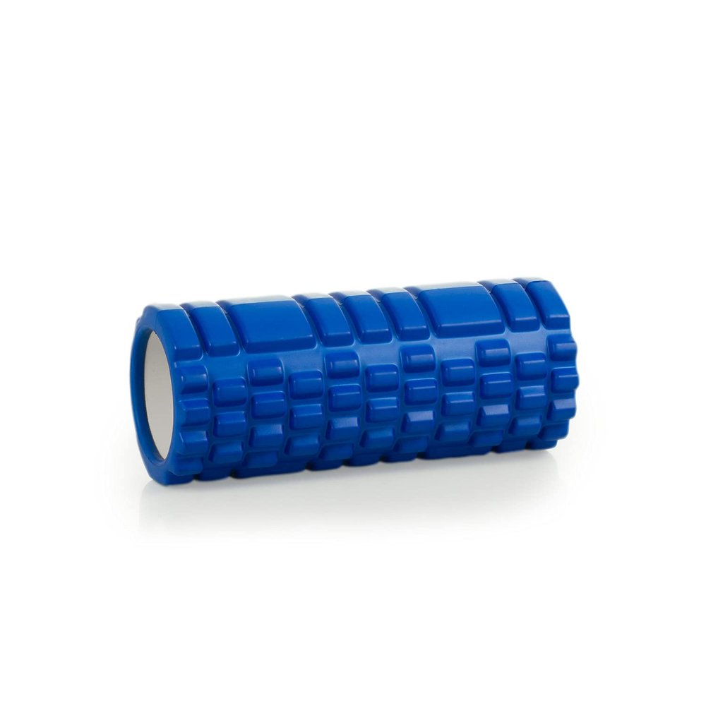 AFH Deluxe Fascia Foam Roller, 33 cm x 14 cm, Royal Blue, with Bag