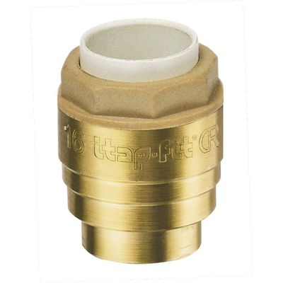ITAP-FIT IT625C000022 Brass Push-Fit End Cap for 22 mm Copper Pipe - DVGW