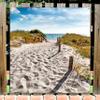 Wallario Outdoor Poster for Garden or Balcony, Seagulls on the Way to the Beach, Approx. 60 x 90 cm view 2