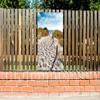 Wallario Outdoor Poster for Garden or Balcony, Seagulls on the Way to the Beach, Approx. 60 x 90 cm view 3