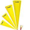 Yellow Blank School Cone, Round, 35–100 cm, Bow Included, No Tulle Closure view 4