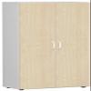 Gera Möbel Schranksystem Flex Hinged-Door Cabinet, Maple/Light Gray, 80 x 42 x 180.8 cm view 1