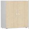 Gera Möbel Schranksystem Flex Hinged-Door Cabinet, Maple/Light Gray, 80 x 42 x 180.8 cm view 2