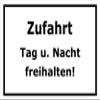 Melis-Folienwerkstatt Sign: Keep Driveway Clear Day and Night, 15 × 10 cm, 3 mm Aluminum Composite, Pre-Drilled Holes, Multiple Sizes/Materials view 1