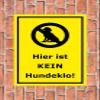 Melis-Folienwerkstatt “No Dog Toilets Here” Sign – 30 x 20 cm – 3 mm Rigid Foam Board view 2