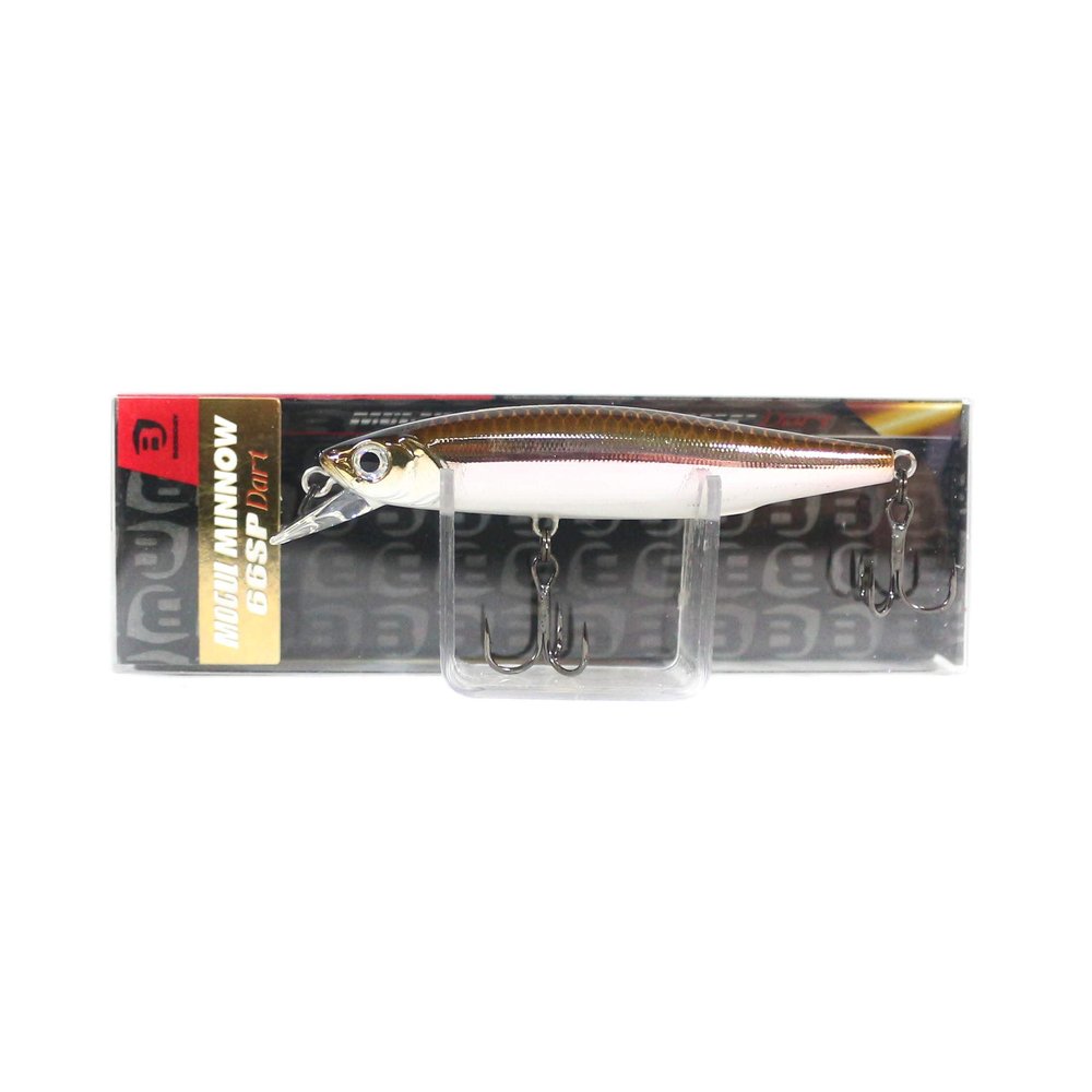 Bassday Mogul Minnow 66SP Dart Wobbler, Metal Wakasagi, 66