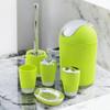 6-Piece Bathroom Accessory Set, Green Design 1 view 3