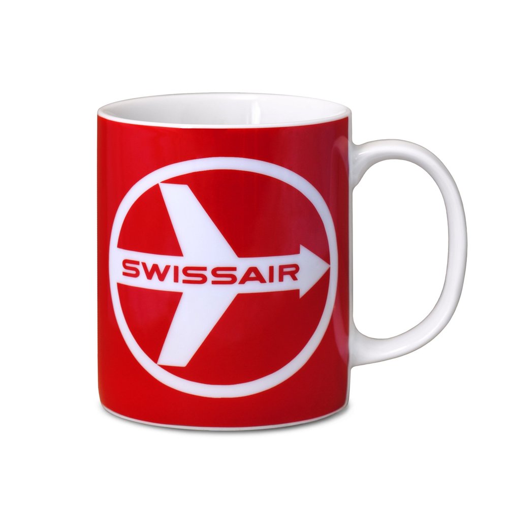 Logoshirt Swissair Fly There Porcelain Mug, 300 ml