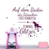 ilka parey wandtattoo-welt Wall Decal “On the Floor…” with Unicorn and Stars M1977, Pink, XL (91 × 100 cm) view 1