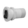 Threaded and Barbed Bulkhead Fitting with Check Valve, 55 mm view 1