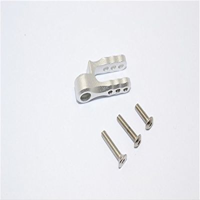 GPM Aluminum Servo Mount for Traxxas XO-01 Supercar, 1-Piece Set, Silver