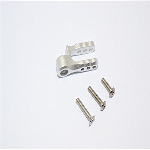 GPM Aluminum Servo Mount for Traxxas XO-01 Supercar, 1-Piece Set, Silver