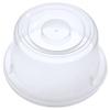 Polypropylene Plate Cover, Transparent-White, Tall, Without Handle Hole, 8.5 cm view 1