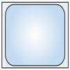 Piazza 225020 GN 2/1 Polycarbonate Food Pan, 65 × 53 × 20 cm view 1