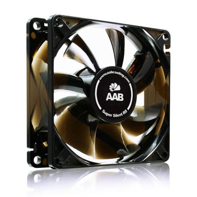 AABCOOLING Super Silent R8 – Quiet, Efficient 80 mm Case Fan with 4 Anti-Vibration Pads and 9 V Voltage Reducer
