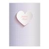 Kartenkaufrausch 16 Personalized Romantic A5 Exercise Books with Hearts, Purple 5 mm Grid view 1