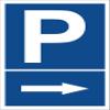 Right-Arrow Parking Sign, 15×20, 30×20 and 45×30 cm view 1