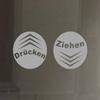 2-Pack Push Pull Stickers for Doors view 1