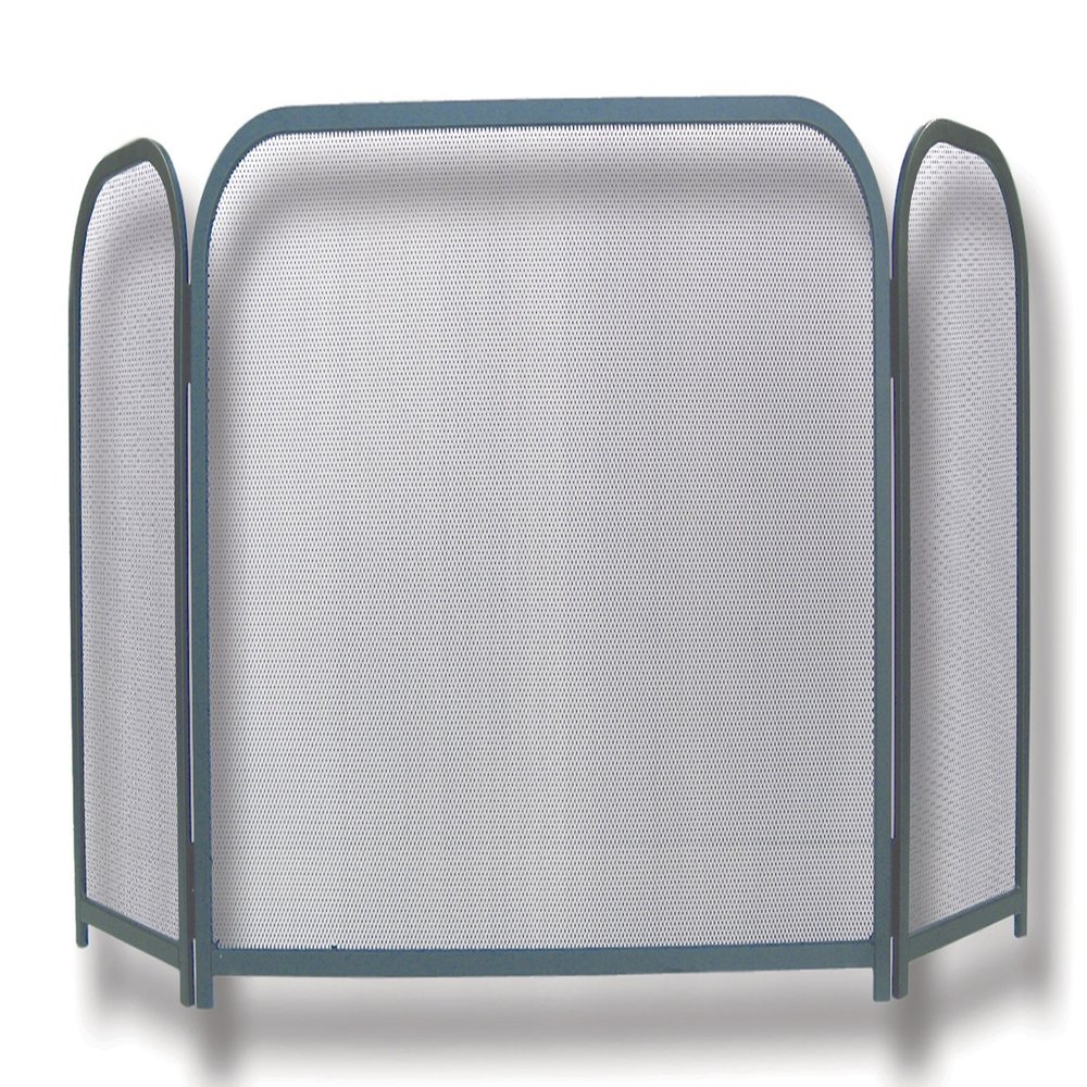 Imex El Zorro 12204-F Foldable Fire Screen, 118 x 42 cm, Forged