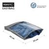 Perfetto Pi Easybag Garment Bag for Shirts and Sweaters, Nonwoven Fabric, Ash Gray, 33.0 x 45.0 x 5.0 cm view 3