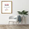 EUROLine35 Custom-Size Wooden Picture Frame 34 x 149 cm – Gold, Plain | Color Options | Anti-Glare Acrylic Glass view 3