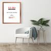 EUROLine35 Wooden Picture Frame 46 x 114 cm Copper Brown with Anti-Glare Acrylic Glass view 3