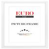 EUROLine35 Custom-Size Wooden Picture Frame 45 x 17 cm – Matte White, Anti-Glare Acrylic Glass view 1
