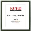 EUROLine35 Wood Picture Frame 69 x 38 cm, Made to Measure, Green Wiped Finish view 1