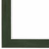 EUROLine35 Wood Picture Frame 69 x 38 cm, Made to Measure, Green Wiped Finish view 2