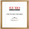 EUROLine35 Custom-Size Wooden Picture Frame 74 x 31 cm – Gold, Simple, with Anti-Glare Acrylic Glass view 1