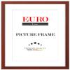 EUROLine35 Wood Picture Frame 53 x 100 cm Made to Size – Wiped Red, Selectable Size, Anti-Glare Acrylic Glass view 1