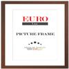 EUROLine Wood Picture Frame 57 x 52 cm, Wenge Brown, with Anti-Glare Acrylic Glass for Photos, Posters & Puzzles view 1
