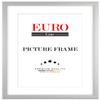 EUROLine35 Custom-Size Wooden Picture Frame 93 × 12 cm – Matte Silver | Selectable Size | Anti-Glare Acrylic Glass view 1
