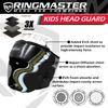 RingMasterUK Kids' Head Guard for Boxing, Martial Arts and Kickboxing, Silver, X-Small view 4
