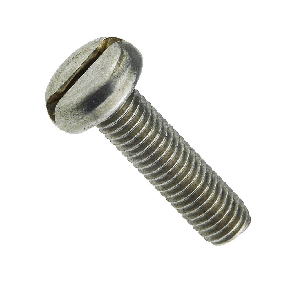 Slotted Flat-Head Screw DIN 85, Stainless Steel A2, M5 x 12, 200 pcs