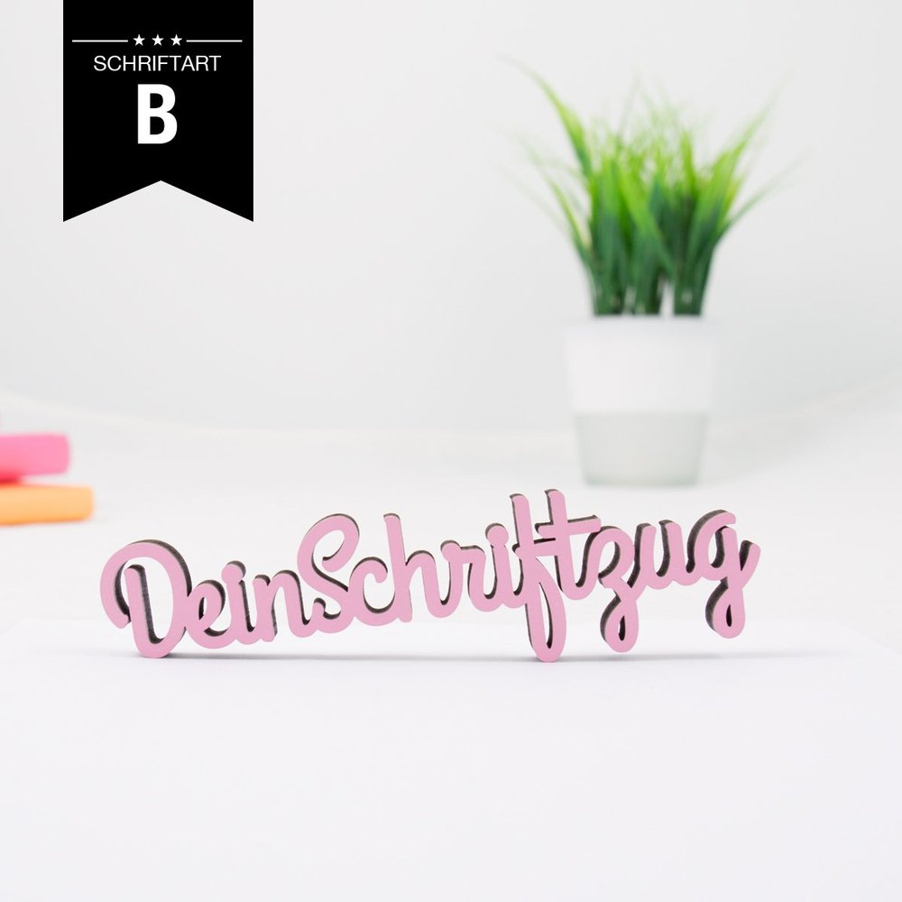 KLEINLAUT 3D Custom Lettering - Choose Font, Lines & Width - Silver, Font B, 1 Line, 50 cm