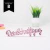 KLEINLAUT 3D Custom Lettering - Choose Font, Lines & Width - Silver, Font B, 1 Line, 50 cm view 1