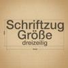 KLEINLAUT 3D Custom Lettering Sign - Pastel Pink, Font A, 3 Lines, 35 cm Wide view 3